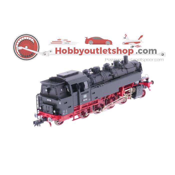 Schaal H0 Fleischmann 64086 Stoomlocomotief BR 86 van de DB digitaal #4919 - sku: 20230930111722 - Gebruikt - Zeer goede staat - Afbeelding 5