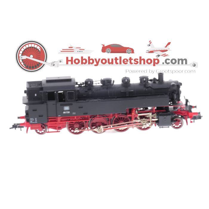 Schaal H0 Fleischmann 64086 Stoomlocomotief BR 86 van de DB digitaal #4919 - sku: 20230930111722 - Gebruikt - Zeer goede staat - Afbeelding 6