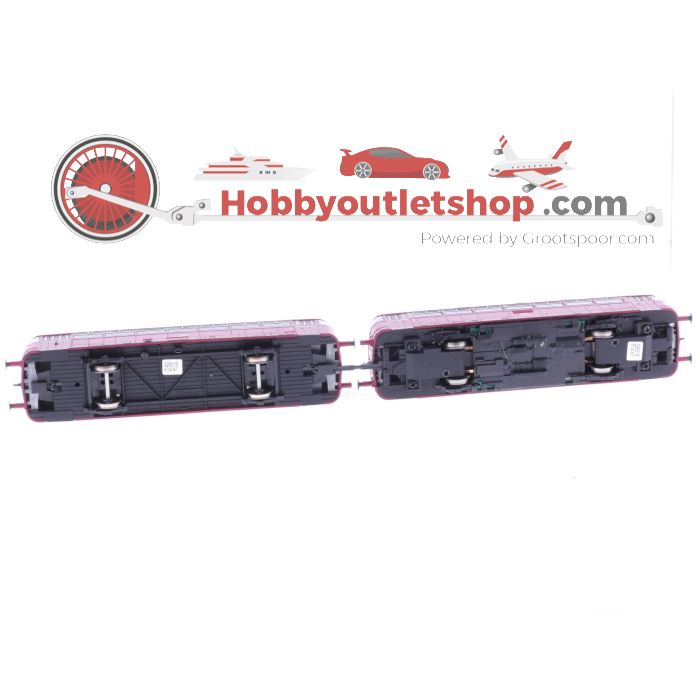 Schaal H0 Roco 52631 Railbus met bijwagen VT/VS 98 van de DB dgitaal #4921