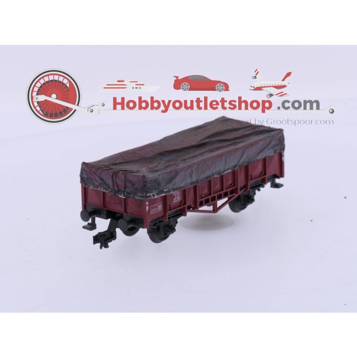 Schaal H0 Fleischmann 5012 6 hogebakwagons van de DB #4935