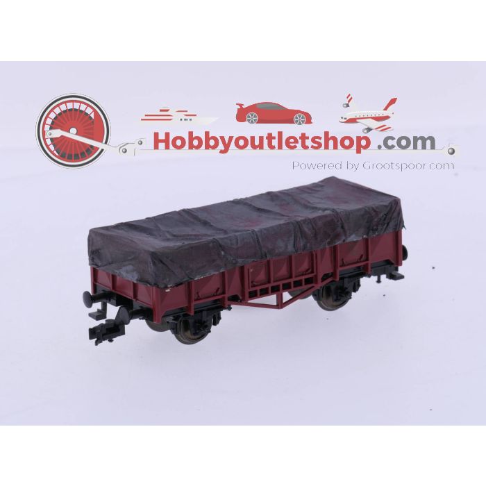 Schaal H0 Fleischmann 5012 6 hogebakwagons van de DB #4935
