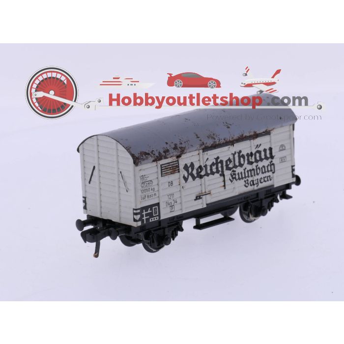 Schaal H0 Fleischmann 1211 gesloten goederen wagon van de DB #4936