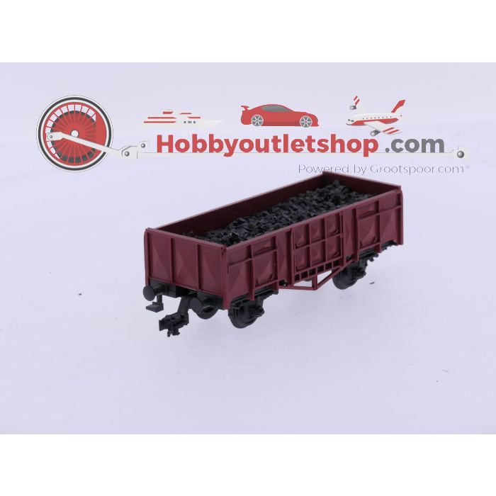 Schaal H0 Fleischmann 5012 6 hogebakwagons van de DB #4935