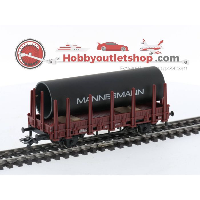 Schaal H0 Trix 24200-10 rongenwagen met een buis als lading van de DB #5061 - sku: 20231025034538 - Gebruikt - Zo goed als nieuw - Afbeelding 8