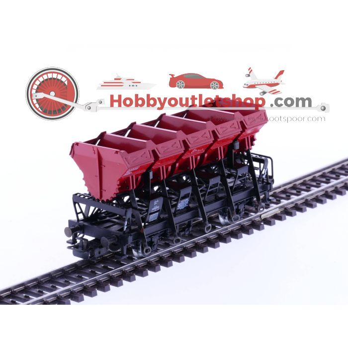 Schaal H0 Märklin 4626 4635 DB Onderlosser met klapdekseldak en kiepwagen 2 stuks #2125 - sku: 20220816120729 - Gebruikt - Zeer goede staat - Afbeelding 6