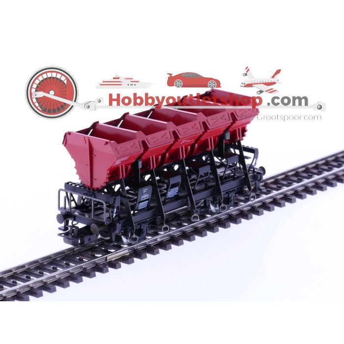 Schaal H0 Märklin 4626 4635 DB Onderlosser met klapdekseldak en kiepwagen 2 stuks #2125 - sku: 20220816120729 - Gebruikt - Zeer goede staat - Afbeelding 7