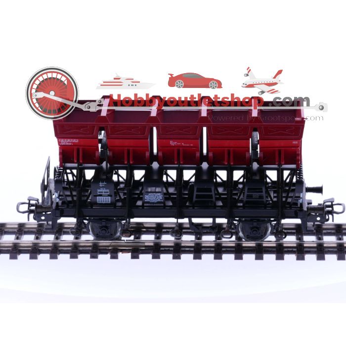 Schaal H0 Märklin 4626 4635 DB Onderlosser met klapdekseldak en kiepwagen 2 stuks #2125 - sku: 20220816120729 - Gebruikt - Zeer goede staat - Afbeelding 8