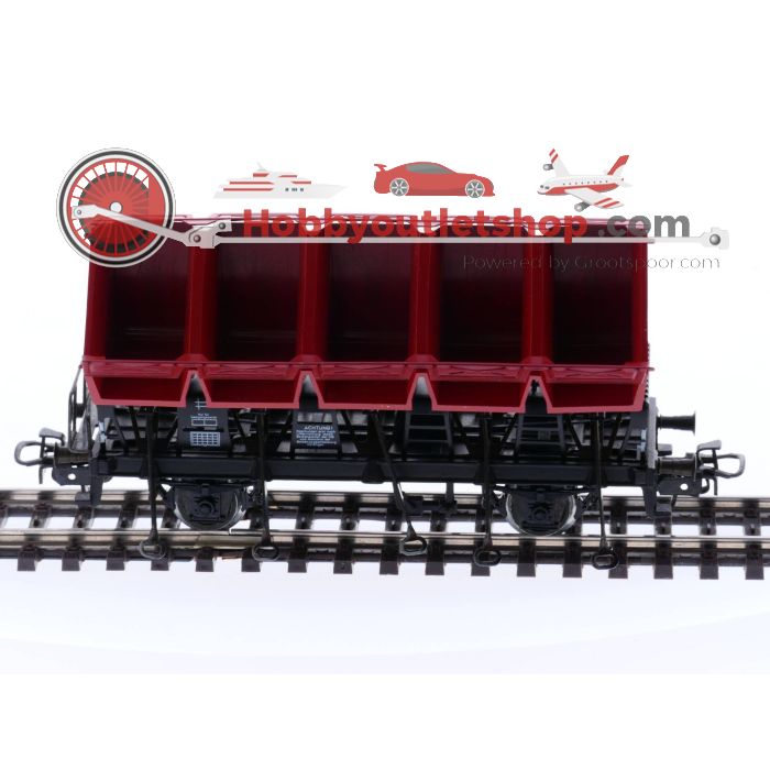 Schaal H0 Märklin 4626 4635 DB Onderlosser met klapdekseldak en kiepwagen 2 stuks #2125 - sku: 20220816120729 - Gebruikt - Zeer goede staat - Afbeelding 9