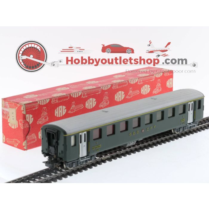 Schaal H0 HAG No. 415 personenwagen 1e kl. van de SBB #P74