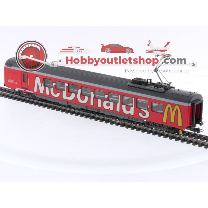Schaal H0 HAG No. 498 restaurantwagen van de SBB #P76
