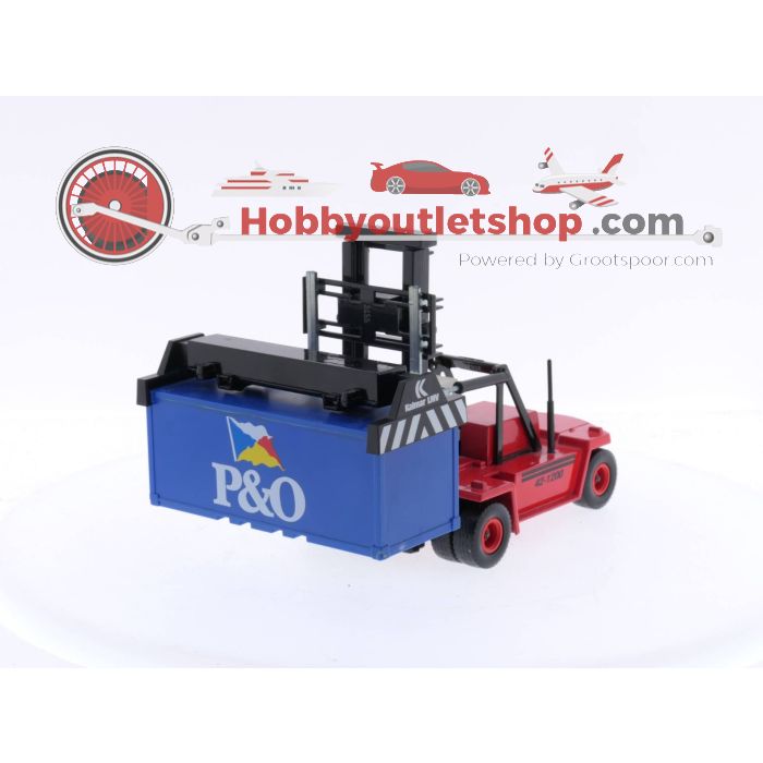 Schaal 1:55 SIKU 3725 Container Heftruck met P&O Container - Super Serie #5080