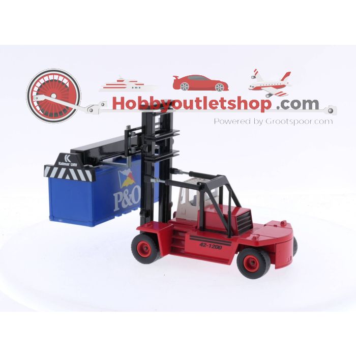 Schaal 1:55 SIKU 3725 Container Heftruck met P&O Container - Super Serie #5080