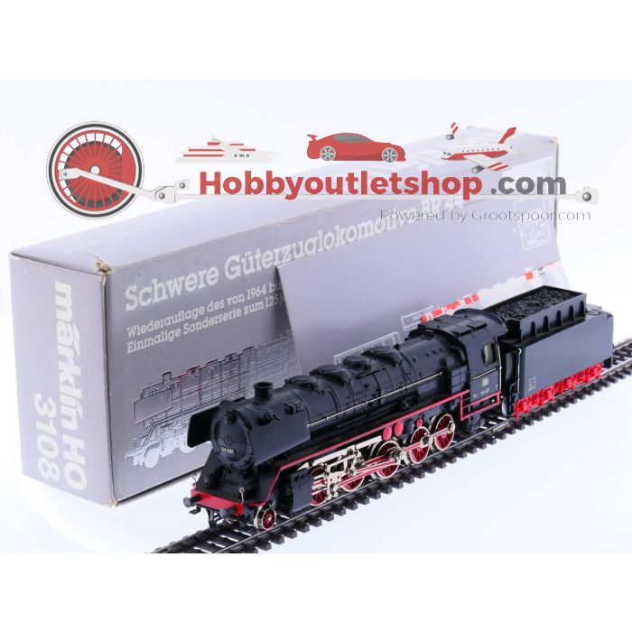 Schaal H0 Märklin 3108 DB Stoomlocomotief met tender BR44 #2137 - sku: 20220817010103 - Gebruikt - Zeer goede staat - Afbeelding 1