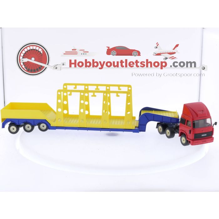 Schaal 1:55 Siku 4019 Iveco Vrachtwagen met Wasstraat Module #5084