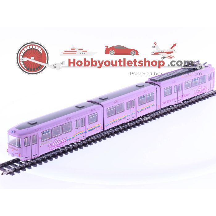 Schaal H0 Roco 43191 KVB Digitaal elektrische Tram Stollwerck Alpia 3-delig #2138