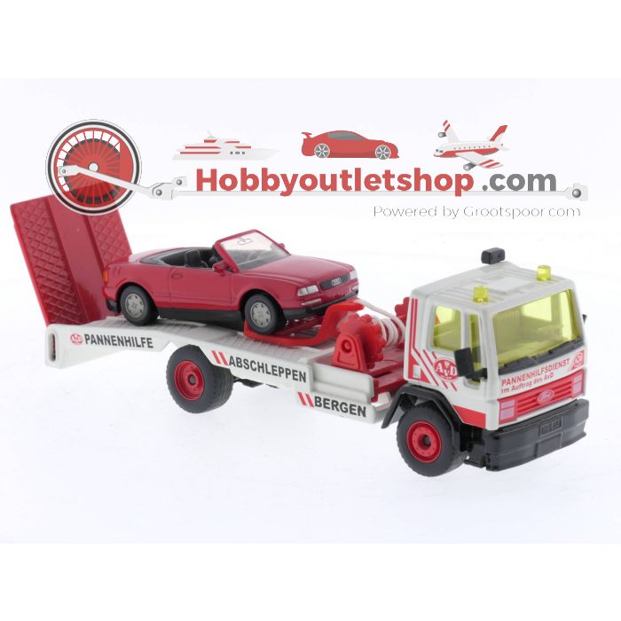 Schaal 1:55 Siku 2829 Abschleppwagen mit PKW (Bergingsvoertuig met Auto) #5088