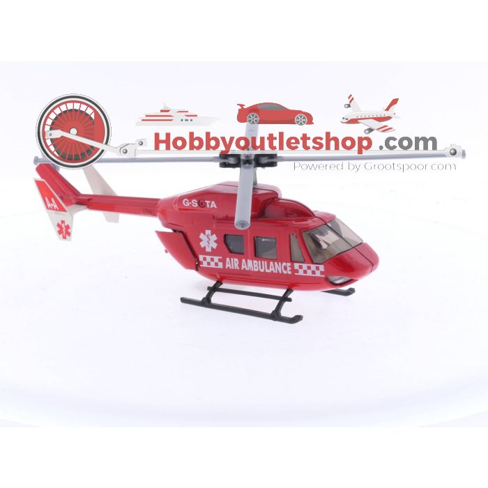 Schaal 1:55 Siku 2539 Rode Air Ambulance Helikopter #5092