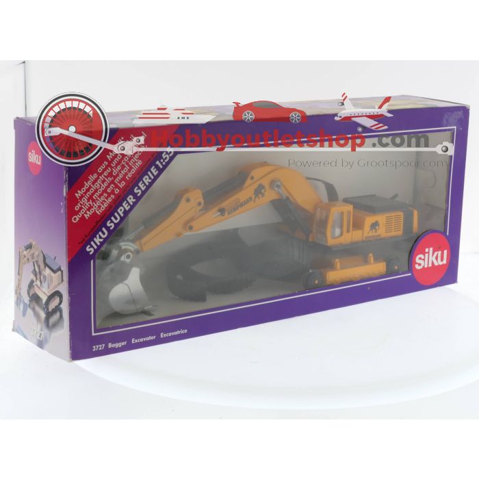 Schaal 1:55 Siku 3727 Hydraulische Baggerkraan Model #5098