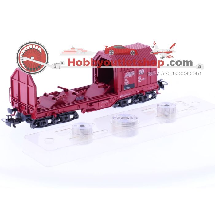 Schaal H0 Märklin 4693 DB Coilwagen met staalrollen #2180