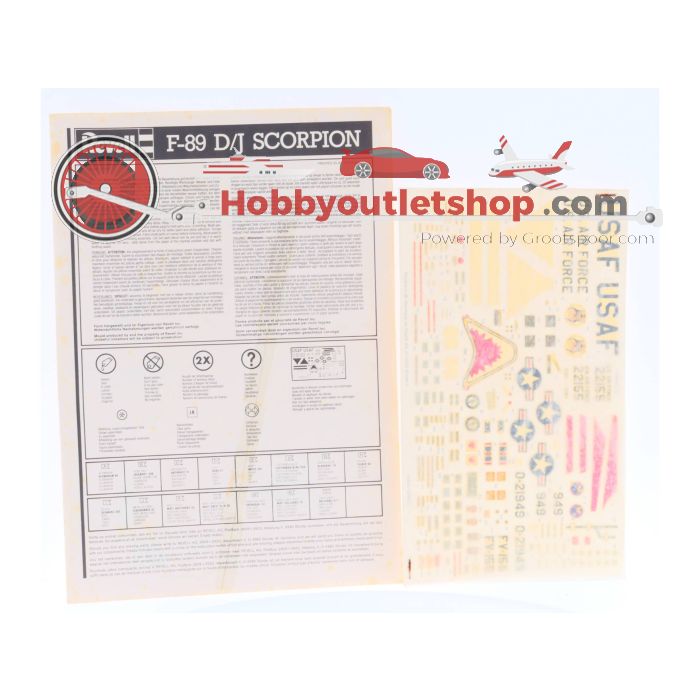 Schaal 1:48 Revell 4568 Northrop F-89 D/J Scorpion 1:32 4465 Mbb Bk177 Pegasus Helicopter #8 - sku: 20210619122949 - Gebruikt - Afbeelding 5