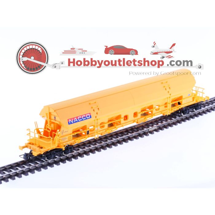 Schaal H0 Roco 66375 DB Goederenwagen zwenkdak wagen Nacco #2233