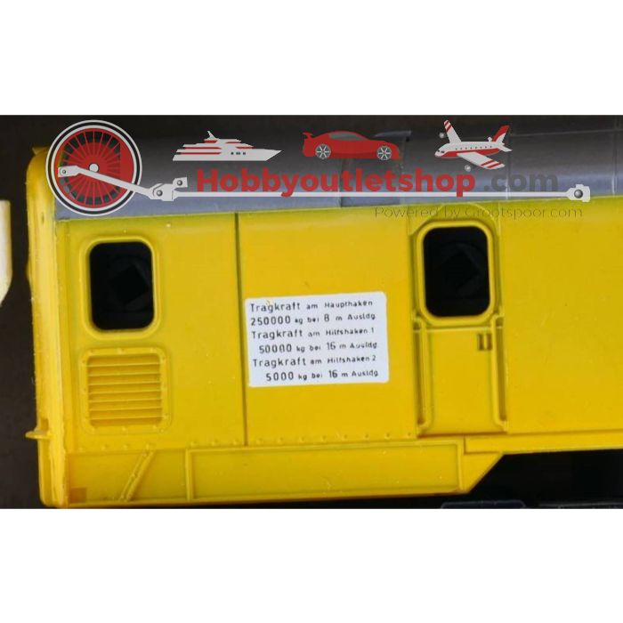 Schaal H0 Roco 4316 DB Spoorkraan geel #2244