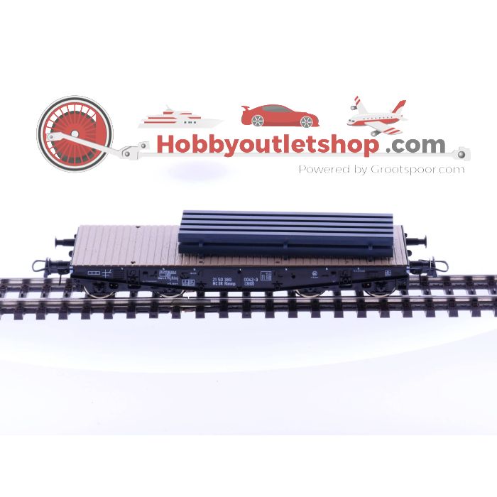 Schaal H0 Roco 66387 DR Rongenwagen met lading stalen platen #2265 - sku: 20220917034003 - Gebruikt - Zo goed als nieuw - Afbeelding 4