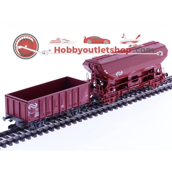 Schaal H0 Roco 46045 46131 NS Open goederenwagon en zelflosser 2 stuks #2272