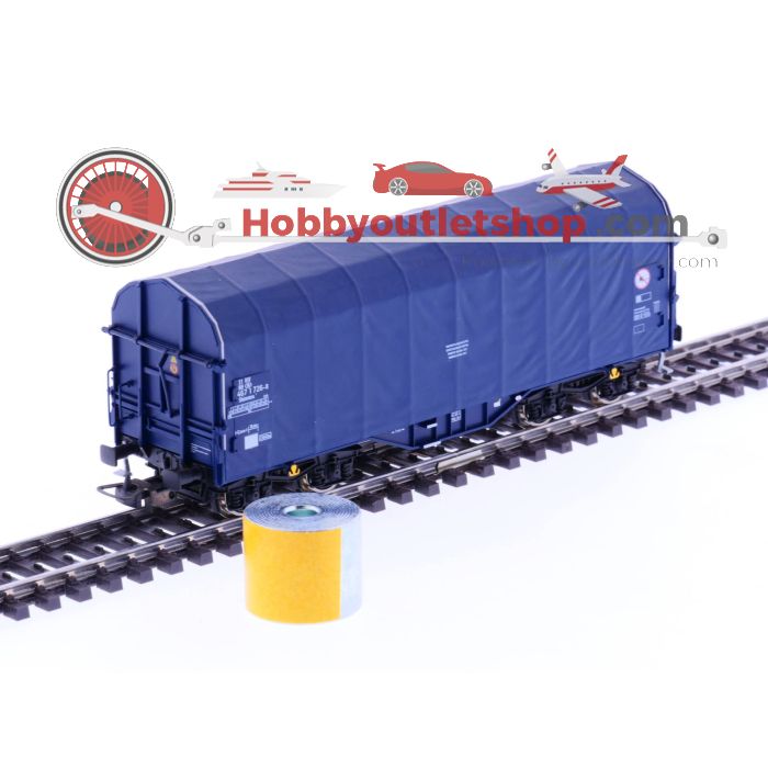 Schaal H0 Piko 95556 NMBS Schuifzeilwagen Shimmns #2285 - sku: 20220920035313 - Used - Like new - Photo 2