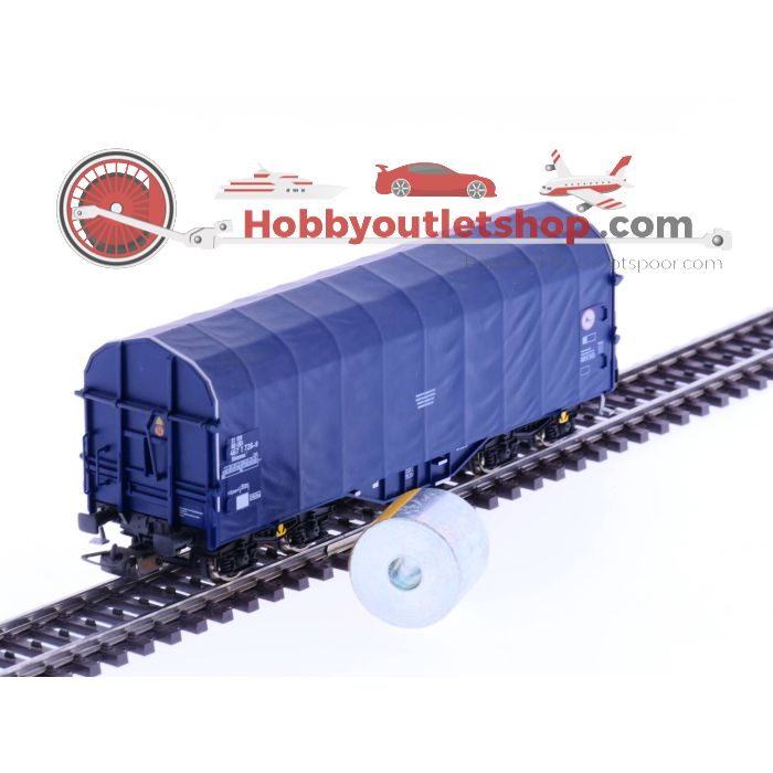 Schaal H0 Piko 95556 NMBS Schuifzeilwagen Shimmns #2285 - sku: 20220920035313 - Used - Like new - Photo 3