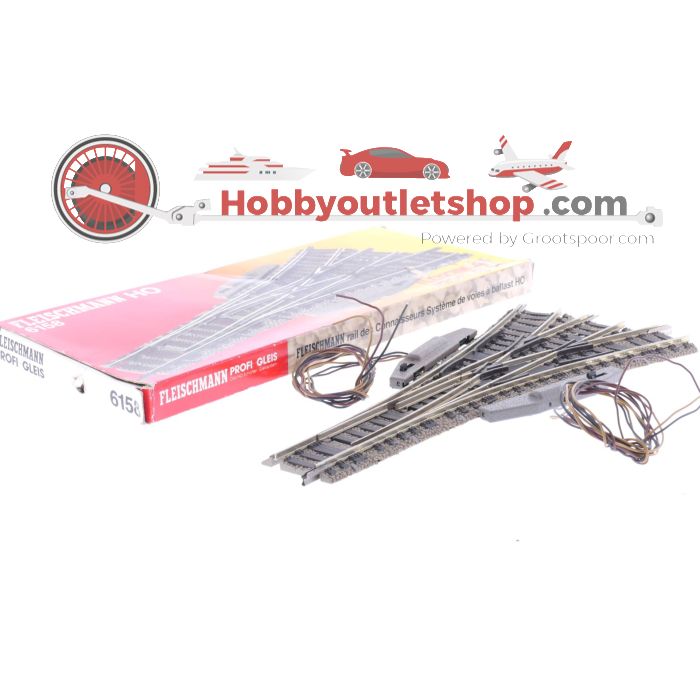 Schaal H0 Fleischmann 6158 3-wegwissel #4963 - sku: 20231010042917 - Gebraucht - Sehr guter Zustand - Bild 4