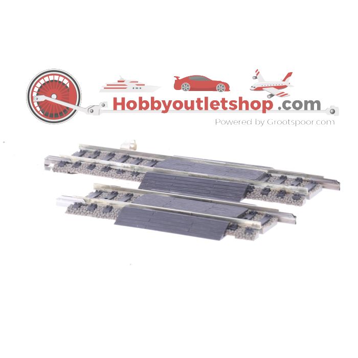 Schaal H0 Fleischmann 6110 compensatierail verstelbaar 5st #4979 - sku: 20231012091236 - Gebraucht - Wie Neu - Bild 2