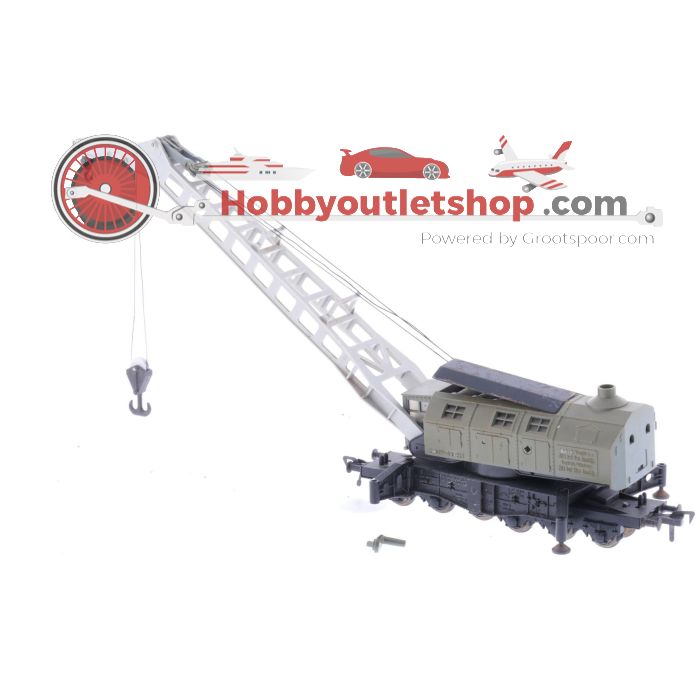 Schaal H0 Fleischmann 5595 Krupp-ardelt kraan van de DB #4983