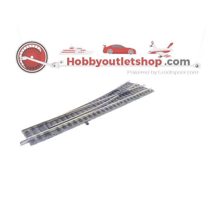 Schaal H0 Fleischmann 6170W wissel links #5015