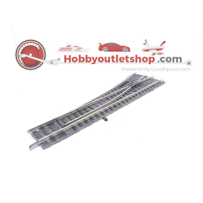 Schaal H0 Fleischmann 6170W wissel links #5015