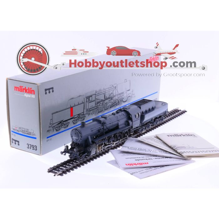 Schaal H0 Märklin 3793 DB Digitaal DRG 52 Stoomlocomotief met tender #2093 - sku: 20220806024553 - Gebruikt - Zeer goede staat - Afbeelding 1