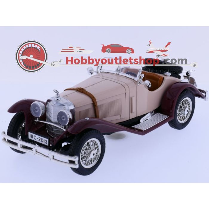 Schaal 1:18 Bburago 3009 Mercedes Benz SSK 1928 #120