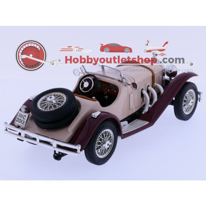 Schaal 1:18 Bburago 3009 Mercedes Benz SSK 1928 #120
