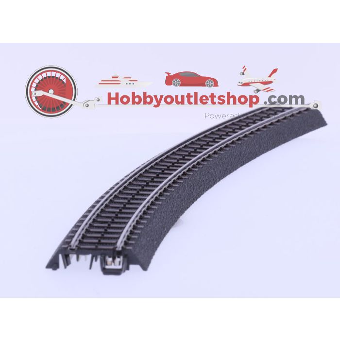 Schaal H0 Märklin 24330 C-Rails gebogen R3           Radius 515 mm 30 graden 6st #1125 - sku: 20211214023643 - Gebraucht - Guter Zustand - Bild 2