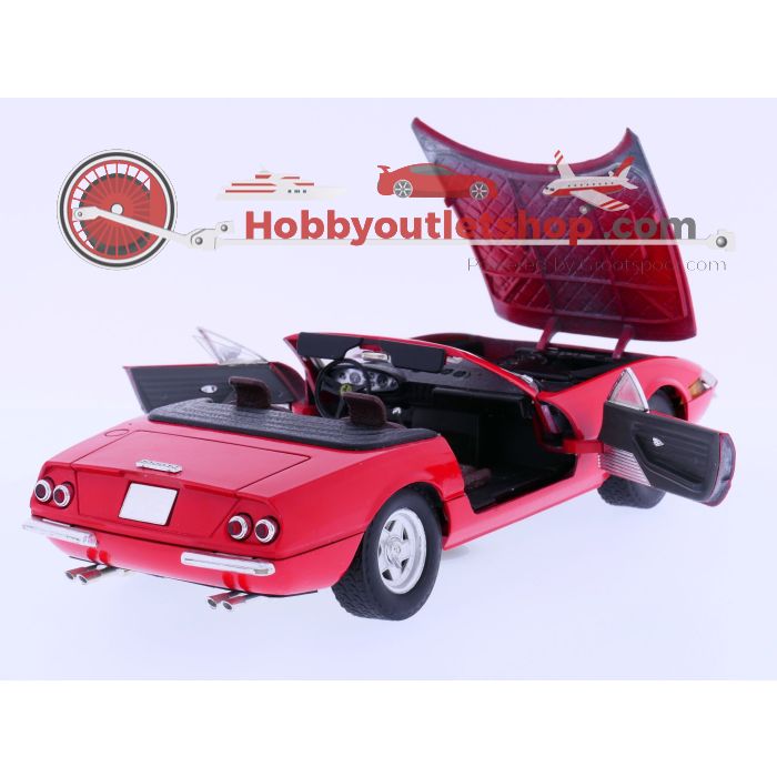 Schaal 1:18 Solido 8017 Ferrari 365 GTS-4 1968          #128 - sku: 20211214022957 - Gebruikt - Goede staat - Afbeelding 4