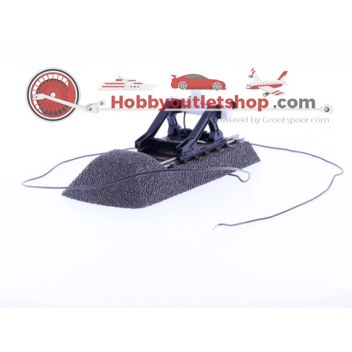 Schaal H0 Märklin 24978 Spooreind met                stootblok met verlichting (C-rails) 77,5 mm #1175 - sku: 20211222032907 - Gebruikt - Goede staat - Afbeelding 2