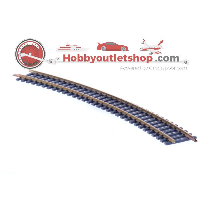 Schaal H0 Fleischmann 6030 Gebogen rails R2 Radius 415 mm 30 graden 6st #1227