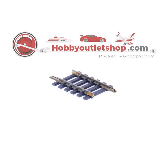 Schaal H0 Fleischmann 6004 rechte rails                  40mm 10st #1251 - sku: 20220111111558 - Gebruikt - Goede staat - Afbeelding 2