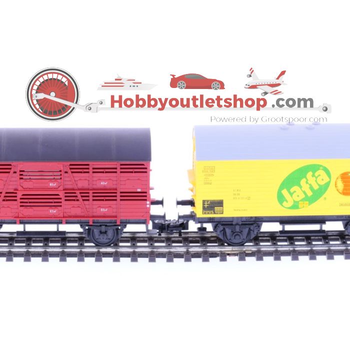 Schaal H0 Fleischmann 5029 5043 DB Goederenwagons #1255