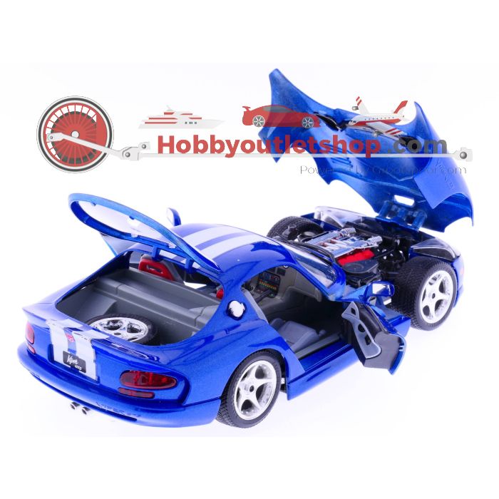 Schaal 1:18 Bburago 3030 Dodge Viper GTS        Coupe 1996 #143 - sku: 20220118034844 - Gebruikt - Zeer goede staat - Afbeelding 4