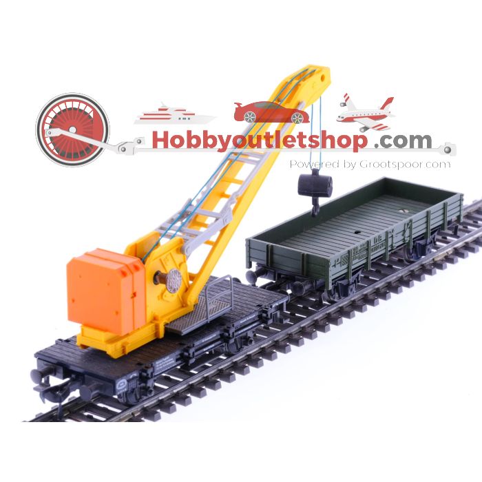 Schaal H0 Fleischmann 5019 5201 DB kraan set       #1309