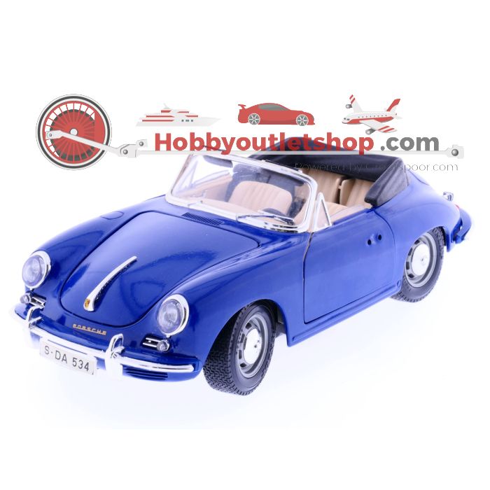 Schaal 1:18 Bburago 3051 356B Cabriolet 1961             #144