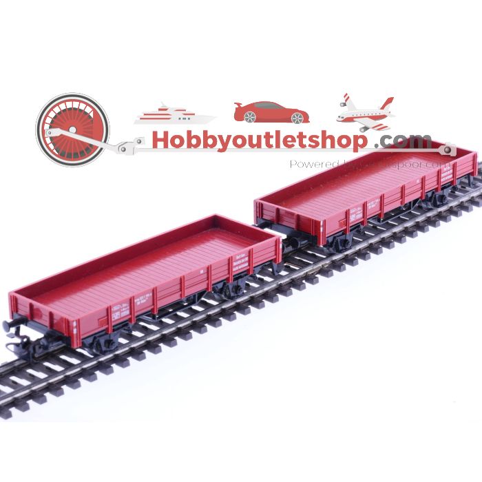 Schaal H0 Märklin 4423                                           lageboordwagens #1330