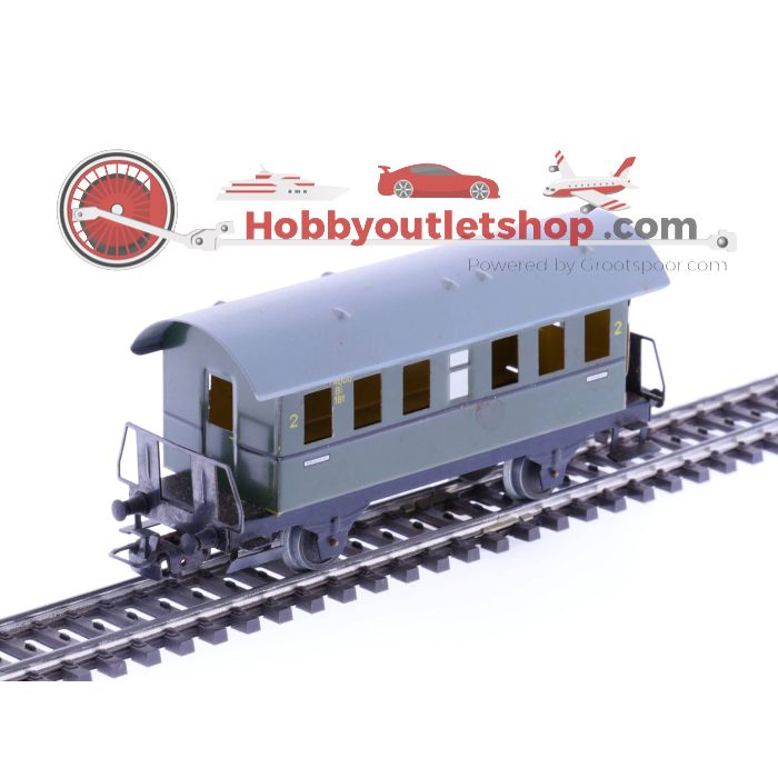 Schaal H0 Märklin 4000 4003 4040 DR Rijtuigen          set met bagagewagen en sluitwagon #1333