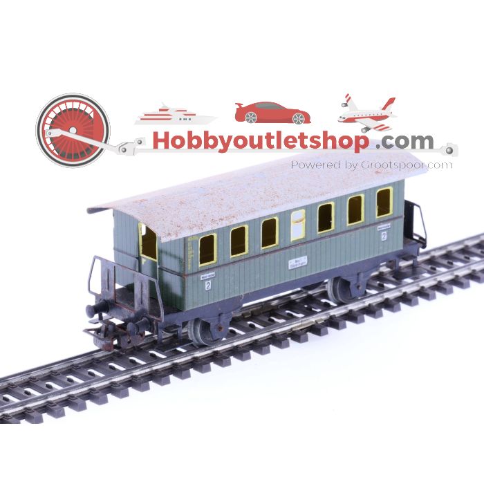 Schaal H0 Märklin 4000 4003 4040 DR Rijtuigen          set met bagagewagen en sluitwagon #1333